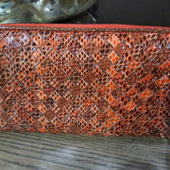 EUC Authentic Bottega Veneta Python Zippy Wallet - Picture 3 of 14